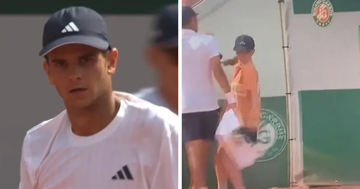 19-річний тенісист штовхнув дівчину на Roland Garros: виявилось щось інше