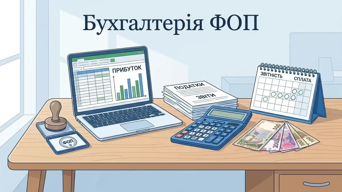 Бухгалтерія ФОП 3 групи — податки, звітність, програми Ілюстрація до статті 107