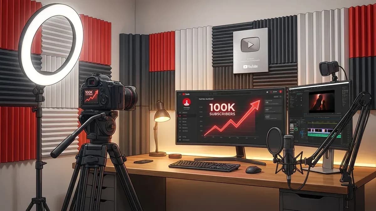 Як заробляти на YouTube — професійна студія для зйомки