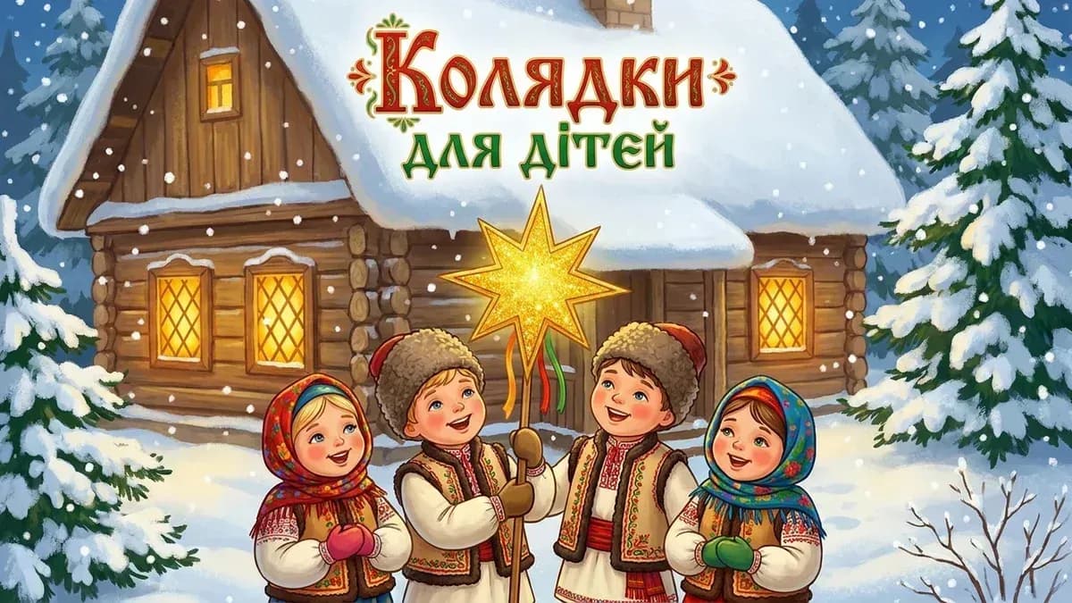 Колядки для дітей 7–8 років — прості та красиві тексти Ілюстрація до статті 70