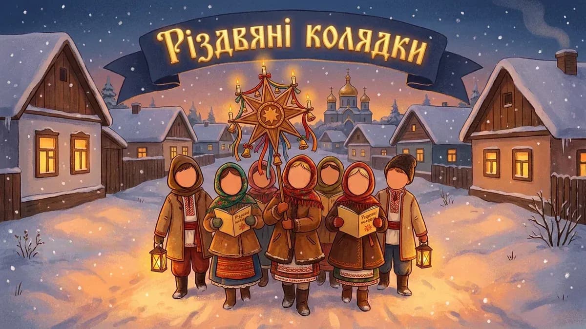 Колядки для дітей 8–9 років — тексти та мелодії Ілюстрація до статті 71