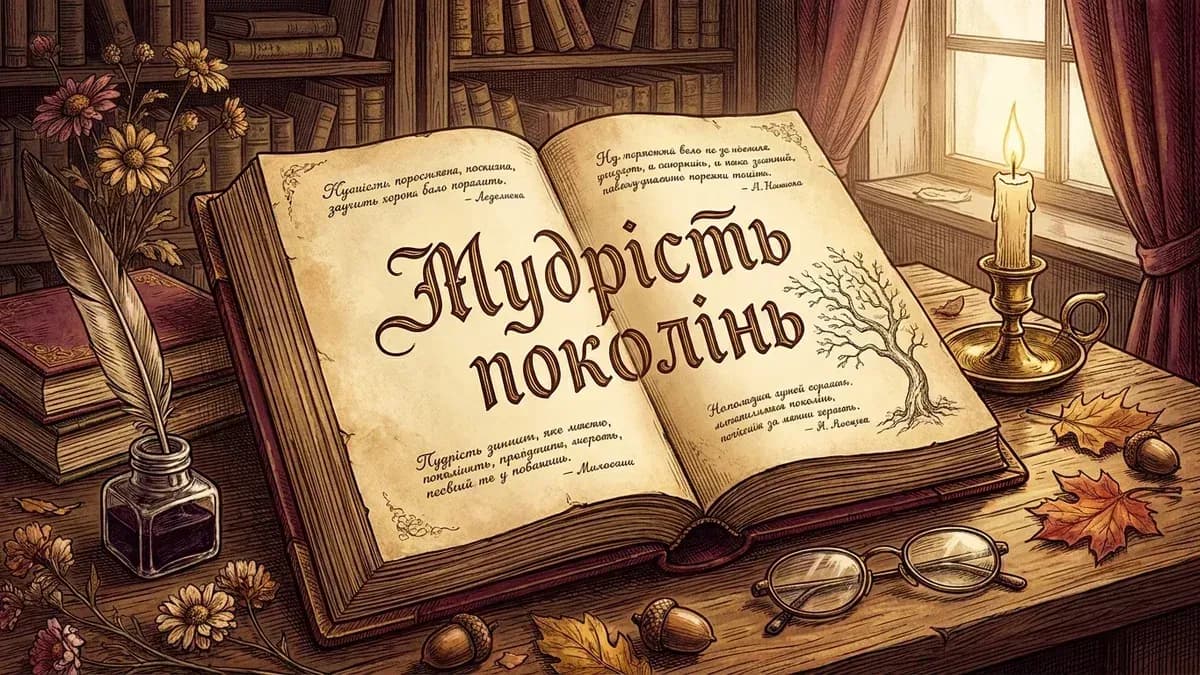 Мудрі цитати та приказки — 200+ найкращих українською Ілюстрація до статті 72