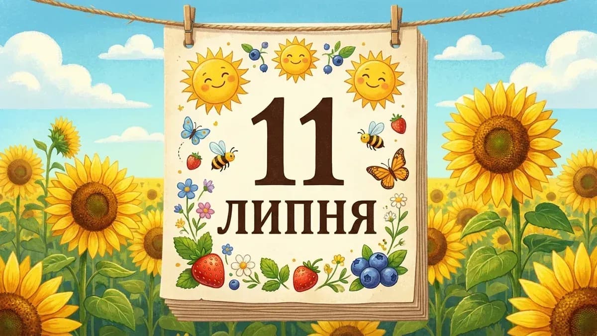 11 липня — які свята святкують в Україні та світі Ілюстрація до статті 95